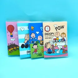 12pcs/lot Kawaii Snoopy Memo Pad Sticky Note Cute N Times Stationery Label Notepad Post Office School Supplies