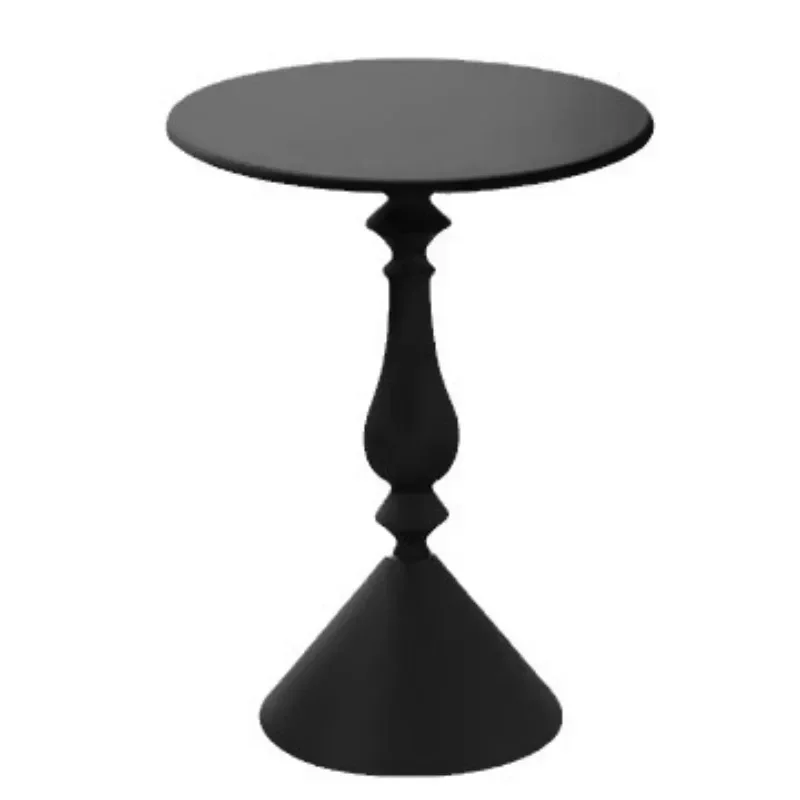 Living Room Sofa Side Small Tea Table  Small Apartment Movable Mini Coffee Round Table
