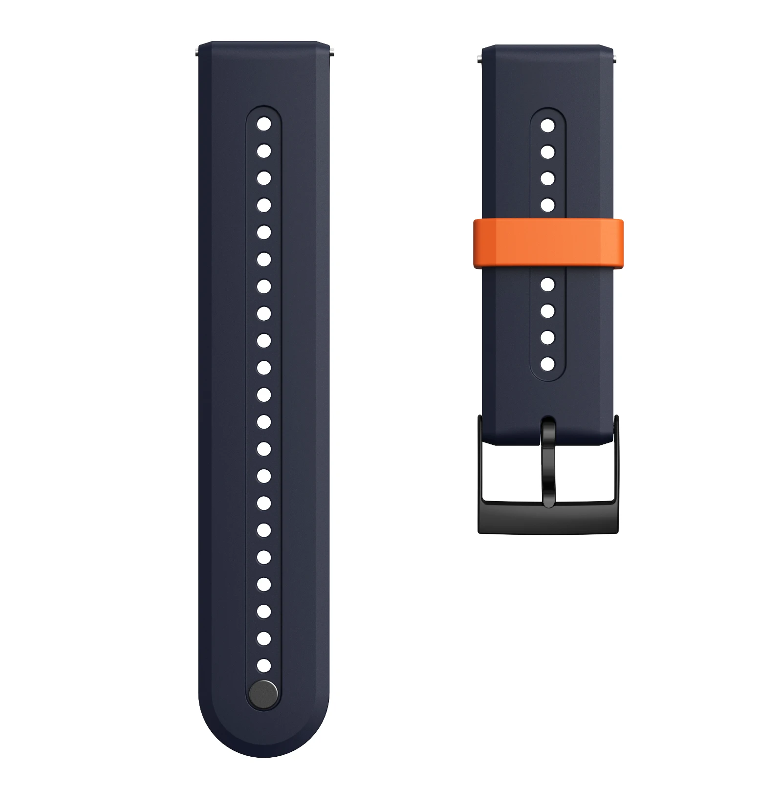 24mm dual color soft silicone strap suitable for Suunto 7 wristband Suunto 9 strap Suunton 9 Baro/Spartan sports belt