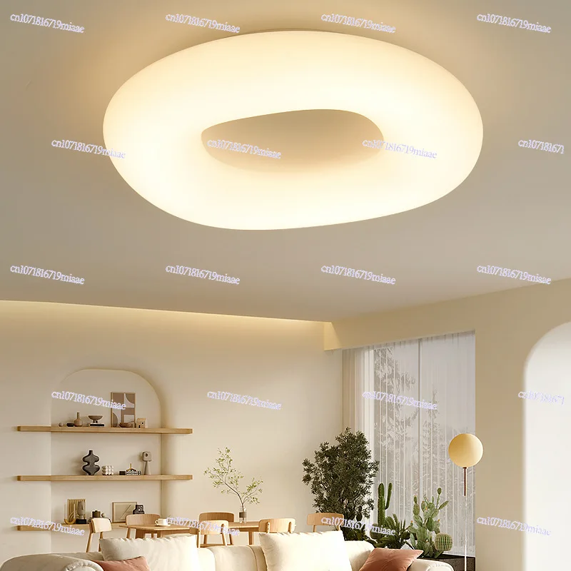 Cream Wind Living Room Large Ceiling Light Modern Minimalist Creative Cloud Master Bedroom Dining Room Light Super Bright