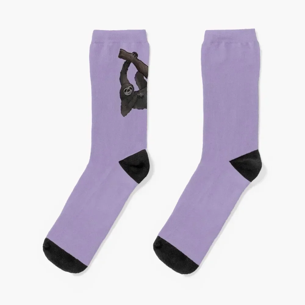 

Sloth Socks winter gifts hockey Rugby Socks Men Women's