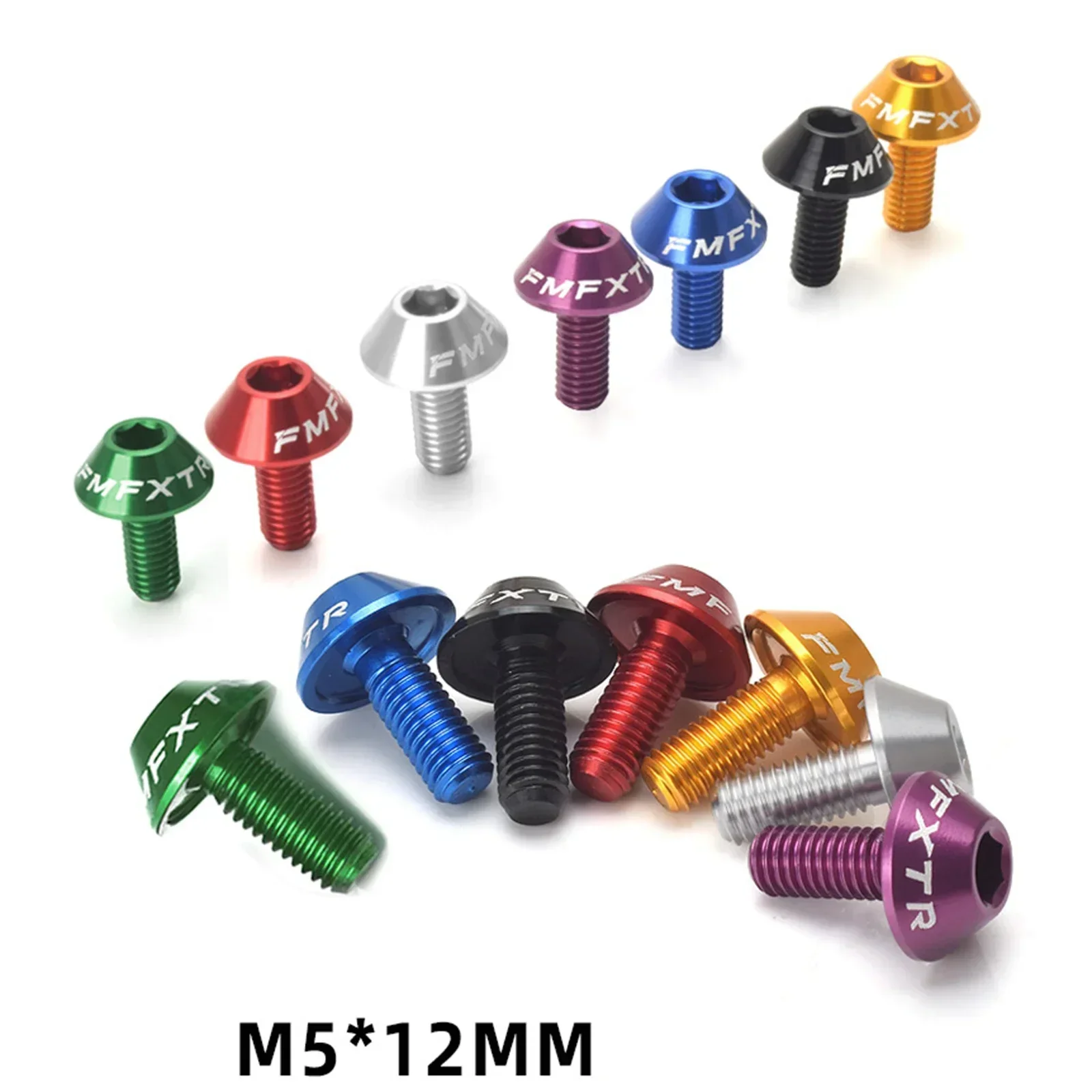 Red / Purple / Green / Blue / Gold / Silver / Black Bike Water Bottle Cage Bolts Perfect for MTB and Road Cycling