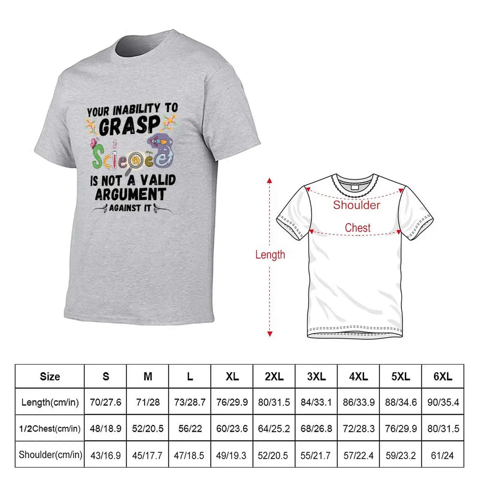 Your Inability To Grasp Sience Is Not A Valid Argument Against It T-Shirt Blouse sublime sports fans mens t shirts pack