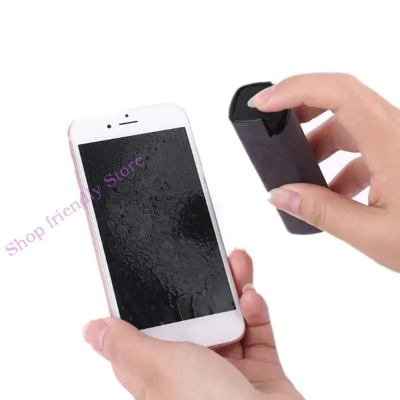 

594A 1 комплект, портативное устройство для очистки экрана телефона, ткани из микрофибры для мобильных телефонов, компьютера,