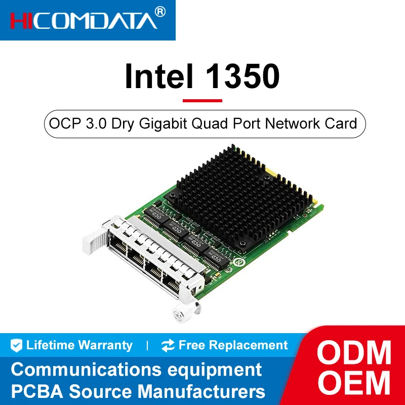 OCP 3.0 SFF Server NIC Network Card Gigabit 2/4 Ports RJ45 Ethernet Express Card Compatible with multiple systems