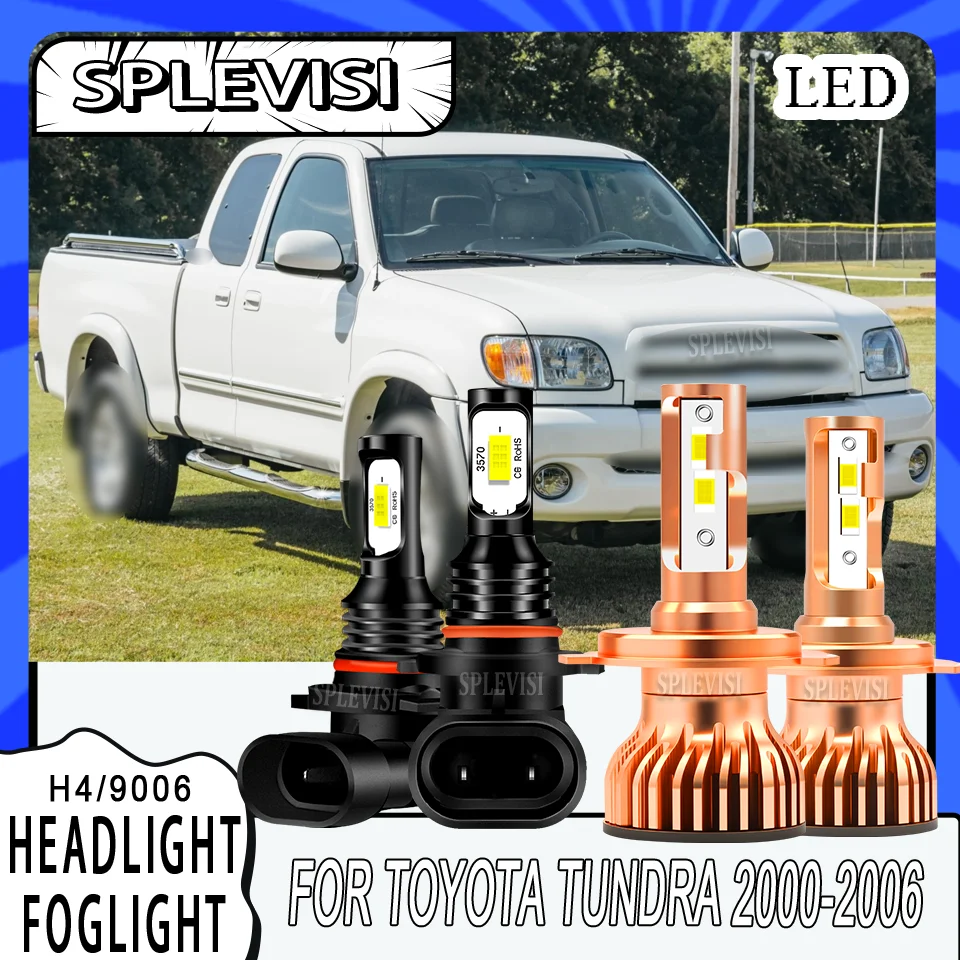 

Wide Illumination Range High-Performance H4 9006 LED HEADLIGHT FOGLIGHT FOR Toyota Tundra 2000 2001 2002 2003 2004 2005 2006