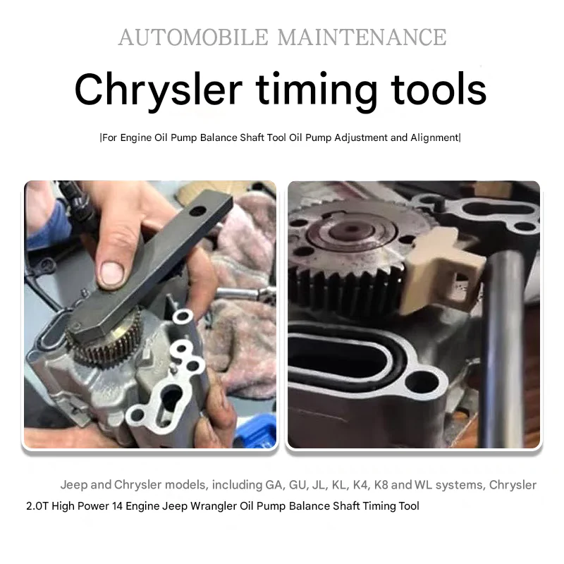 Berlaku untuk alat pengatur waktu poros keseimbangan pompa oli Jeep Wrangler mesin I4 daya tinggi Chrysler 2.0T