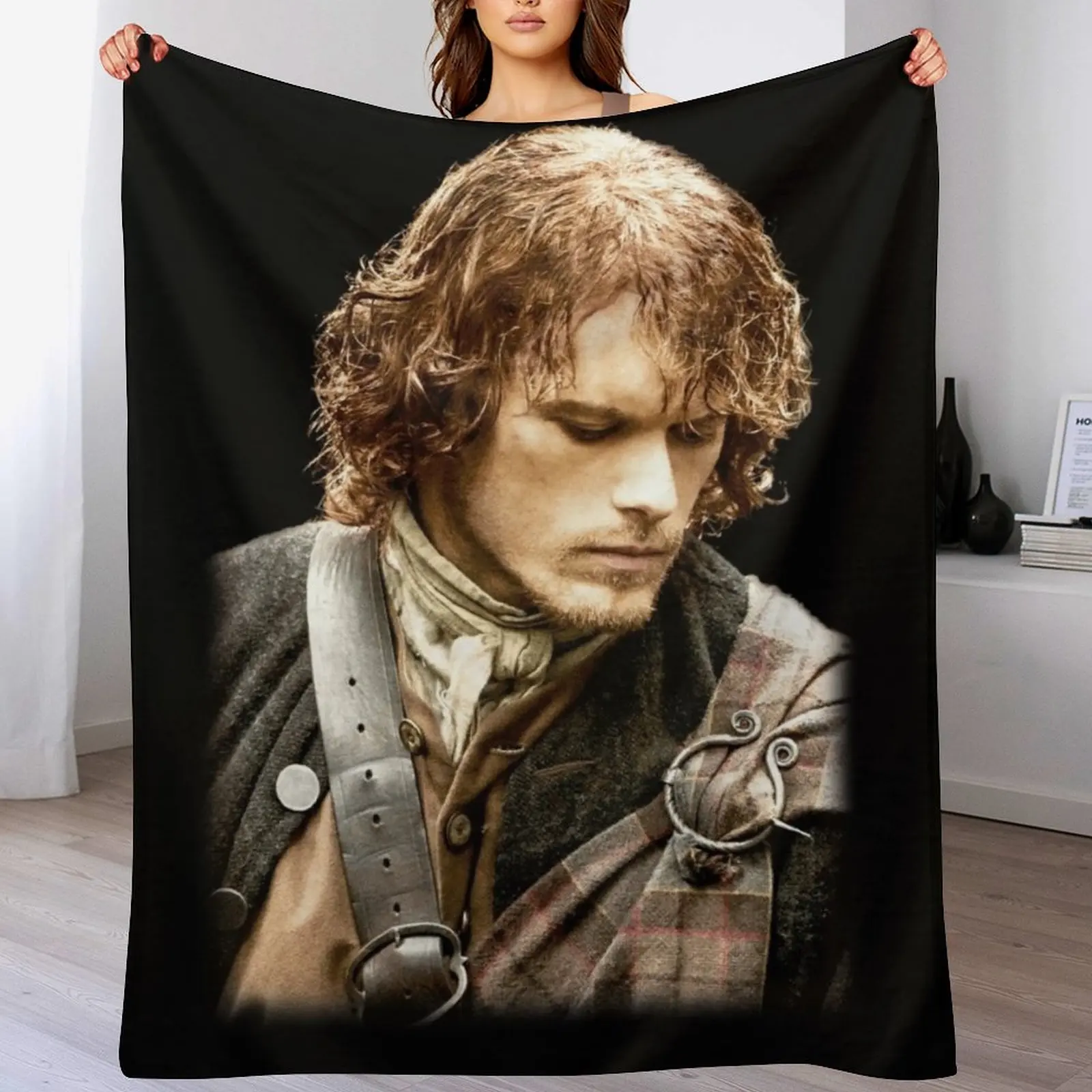 Jamie Fraser Throw Blanket Nap Multi-Purpose Sleeping Bag Blankets