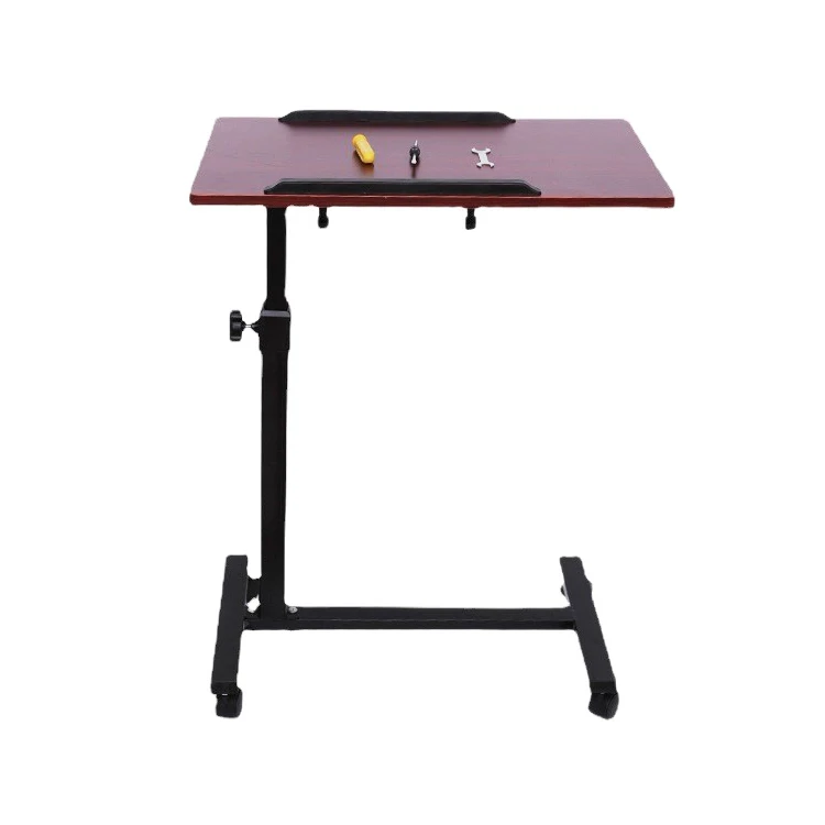 طاولة طعام فوق السرير بجانب السرير في المستشفى للتمريض والعناية بالمريض والأثاث الأساسي للمستشفى #5