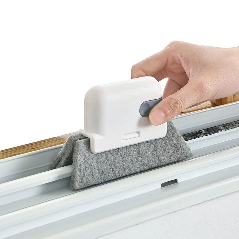 Window Groove Cleaning Cloth Brush Slot Hand-held Door Gap Keyboard Kitchen Floor Gap Household Cleaning Tools