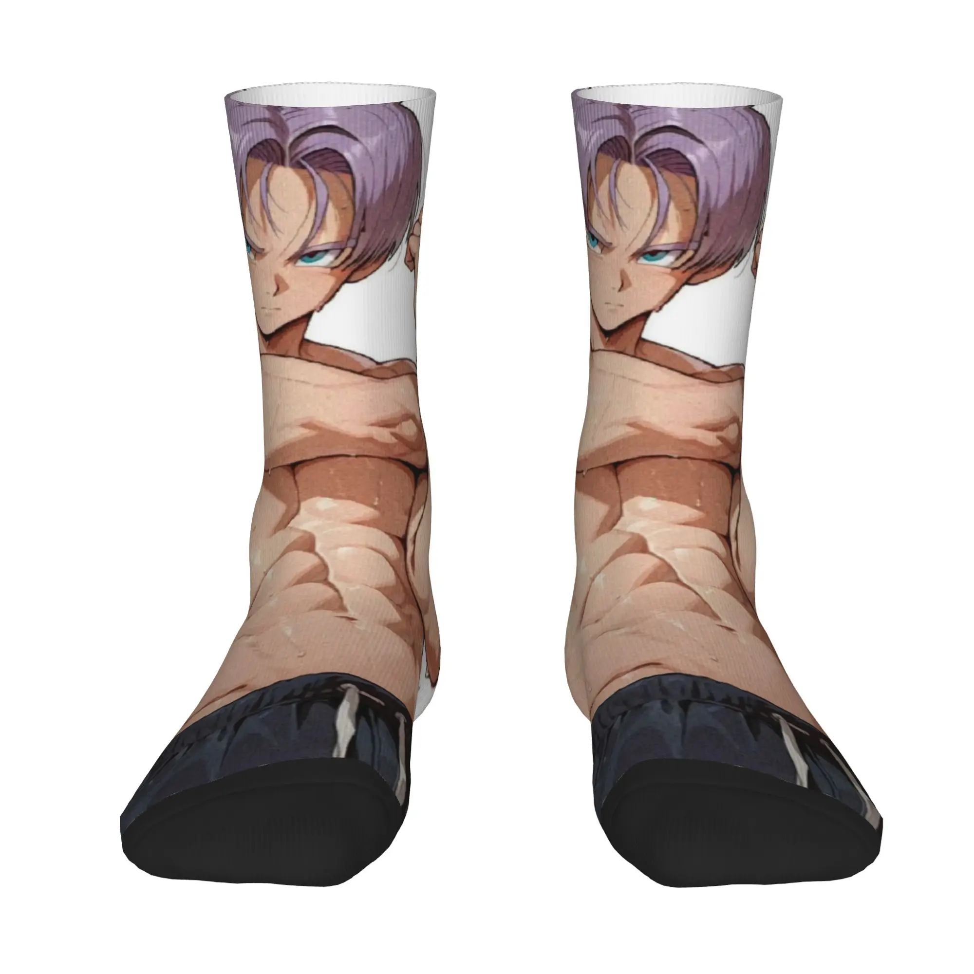 1 Pair Funny Sock Dragon Ball Trunks (10) Vintage Quality Pattern Printed Men Socks Casual Men's Socks