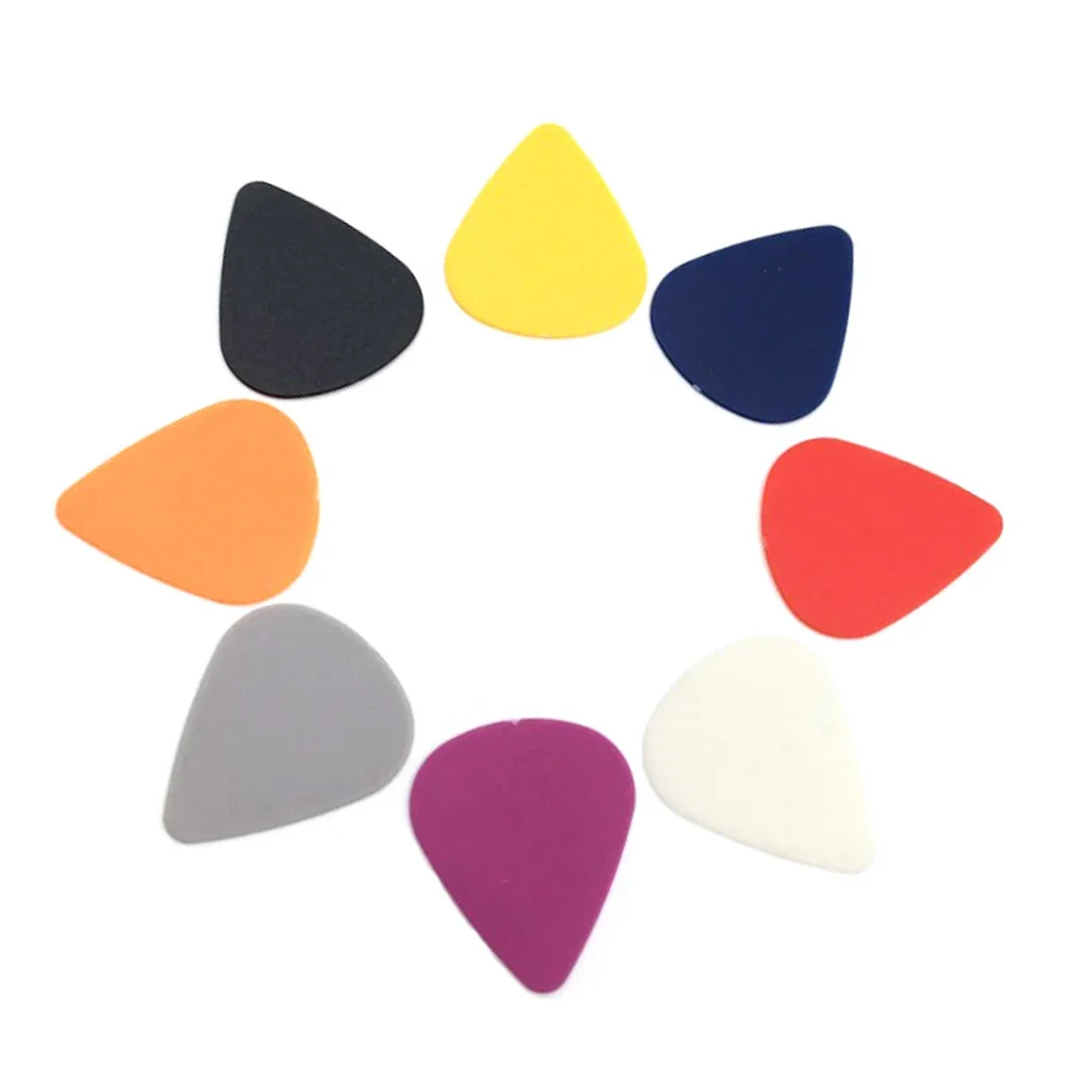 LOOK ABS Acoustic Electric Ukulele Bass Picks Guitar Standard Mediators Plectrum Guitarra Parts 1000pcs Multi Color 0.46mm