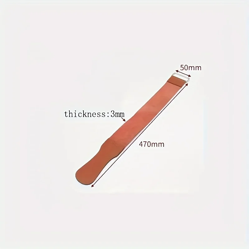 Professional Barber Leather Shaving Strop, Unscented Straight Razor Sharpening Strap for Beard Razor Polishing & Honing