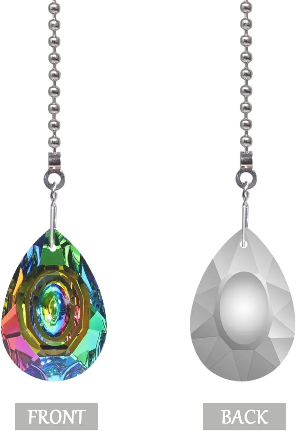 Prolunghe per catena per ventilatore da soffitto, 2 pezzi, per ventilatori da soffitto e connettori per luci a sospensione