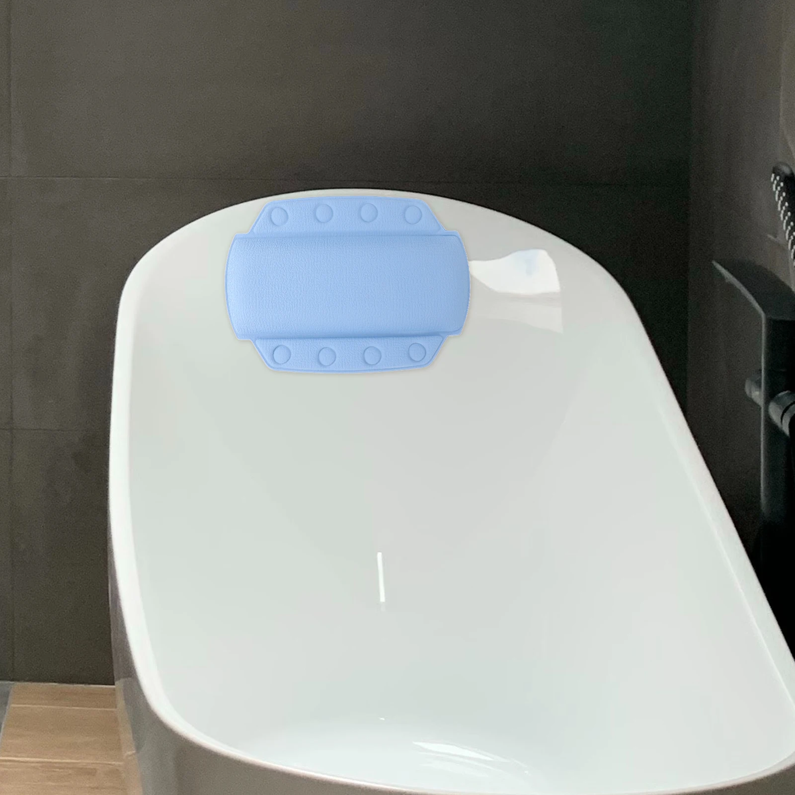 

Bathtub Pillow Foam PVC Nonslip Easy Clean Spa Soak Bath Tub Headrest Bathroom Accessories Hotel Neck Cushion Pad