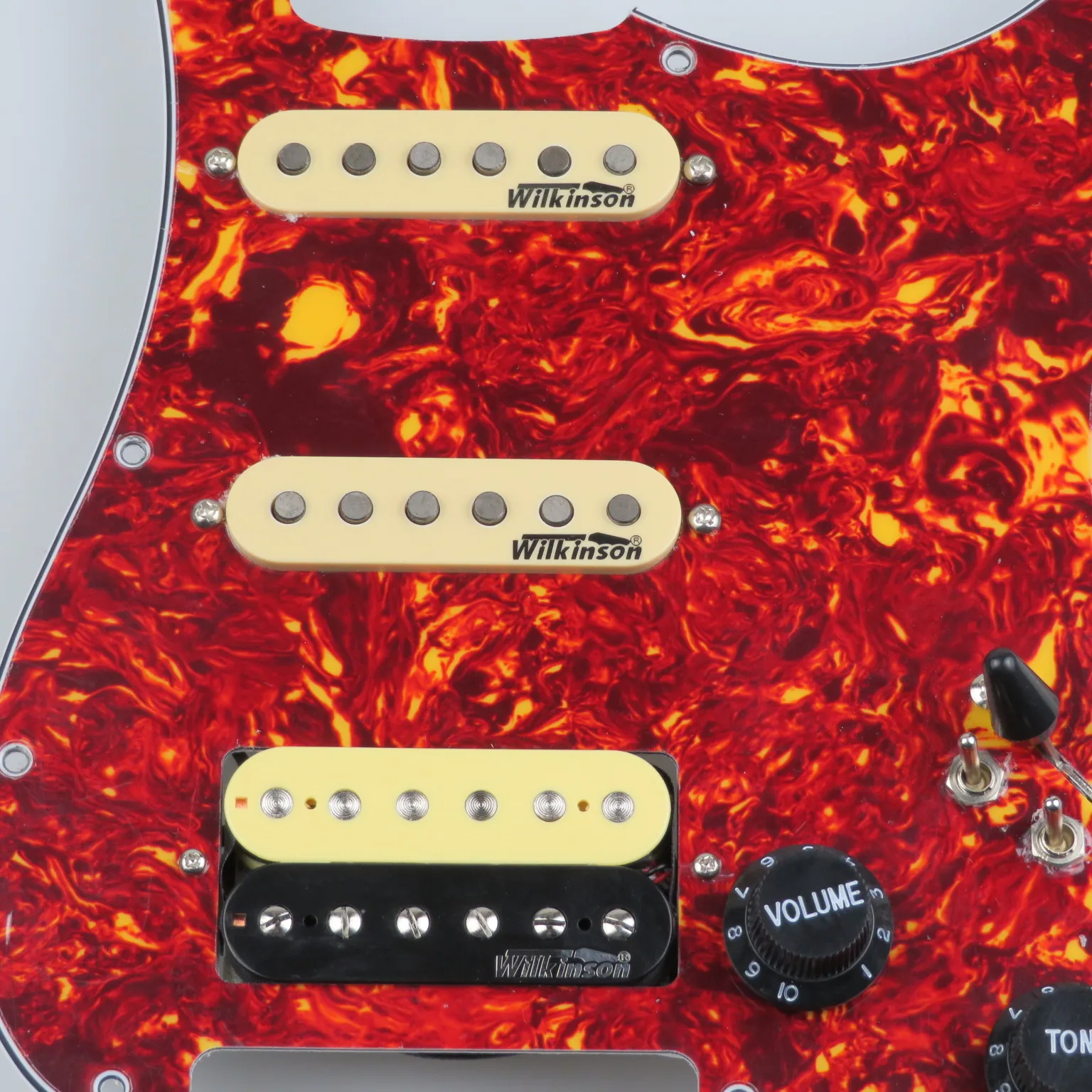 Loaded SSH Pre-Wired Pickguard  Scratch Plate Wilkinson Single & Humbucker Pickups Fit Standard Str/at ST Guitar