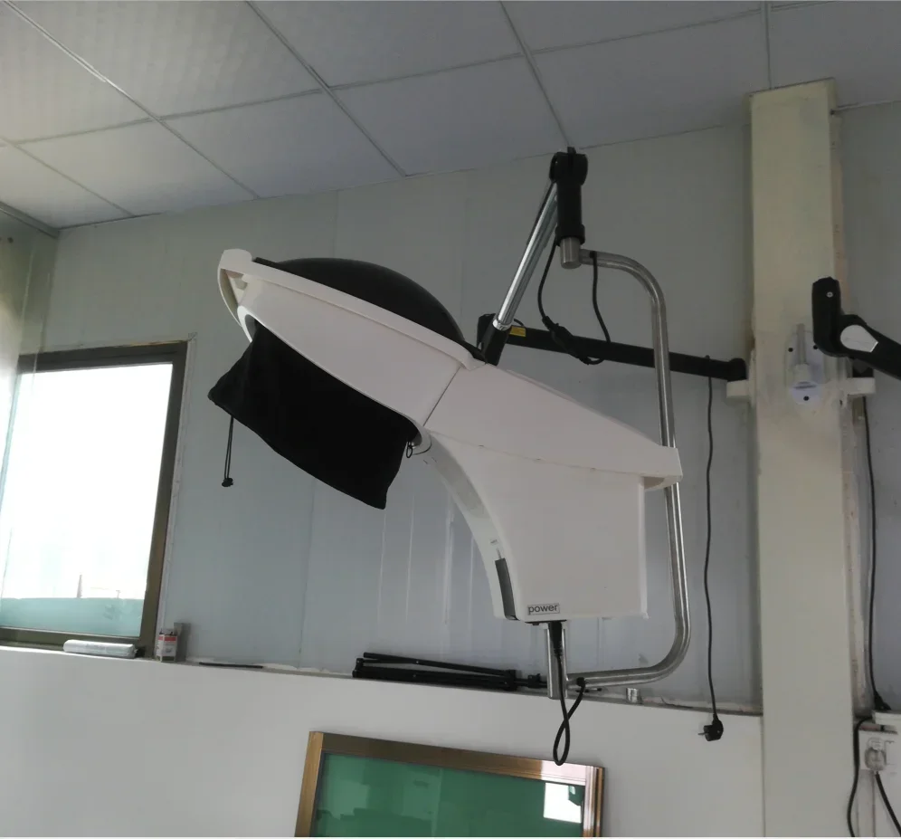 3 LED Lights Ozone Wall Mounted Hair Steamer Machine Micro Mist Hair Steamer Professional Hair Salon Equipment