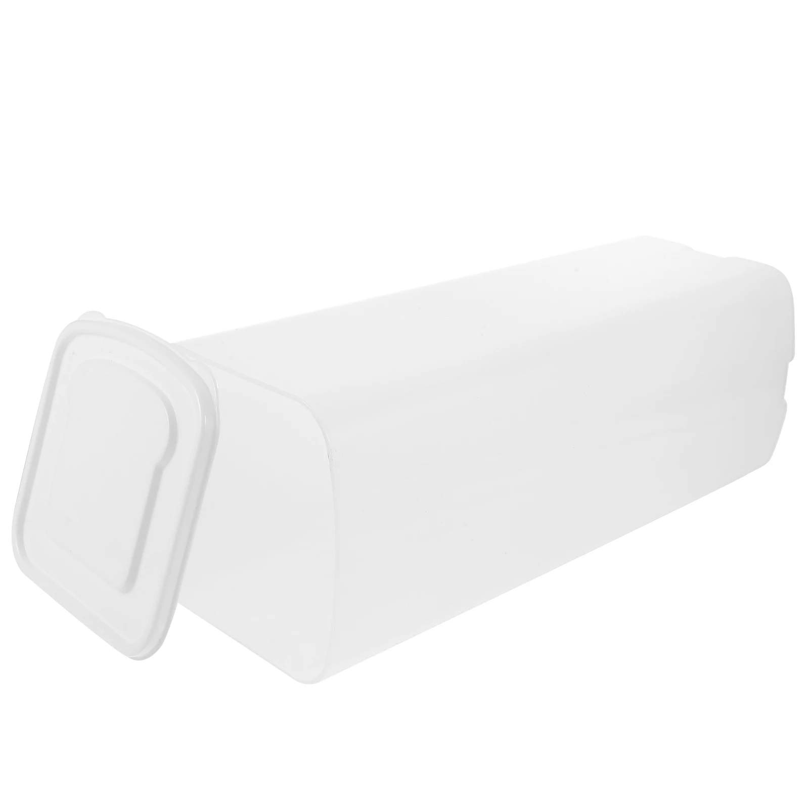 

Bread White Color Airtight Bread Box For Pantry Loaf Container Kitchen Bakery Boxes Bakery Organizer Plastic