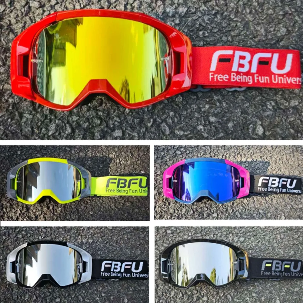 

High Speed Wind Blocking Motorcycle Goggles Streamlined Design For Highway Motorcycle Driving