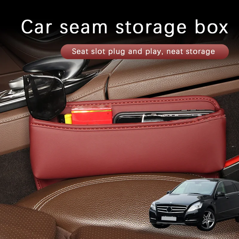 Car Seat Gap Organizer Multifunctional Console Filler Storage Car Interior Storage Bag For Mercedes Benz R-Class Car Accessories