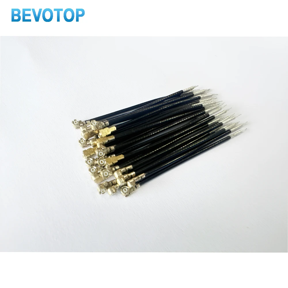 100PCS/LOT Single End U.fl/IPX-1 Female to Solder Open End Cable RF1.37 Pigtail for WIFI 3G 4G 5G Antenna Extension Cord Jum