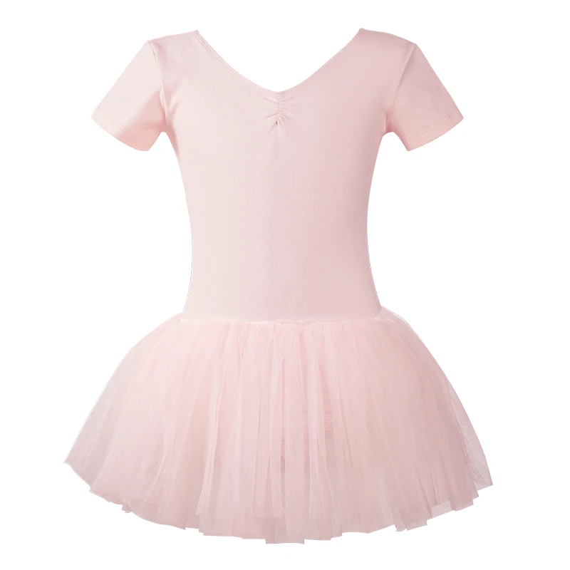 Girls Ballet Tutu Dress Dance Dress for Toddlers Kids Gymnastic Leotard Dress With Full Lining Cotton Ballet Dress Closed Crotch