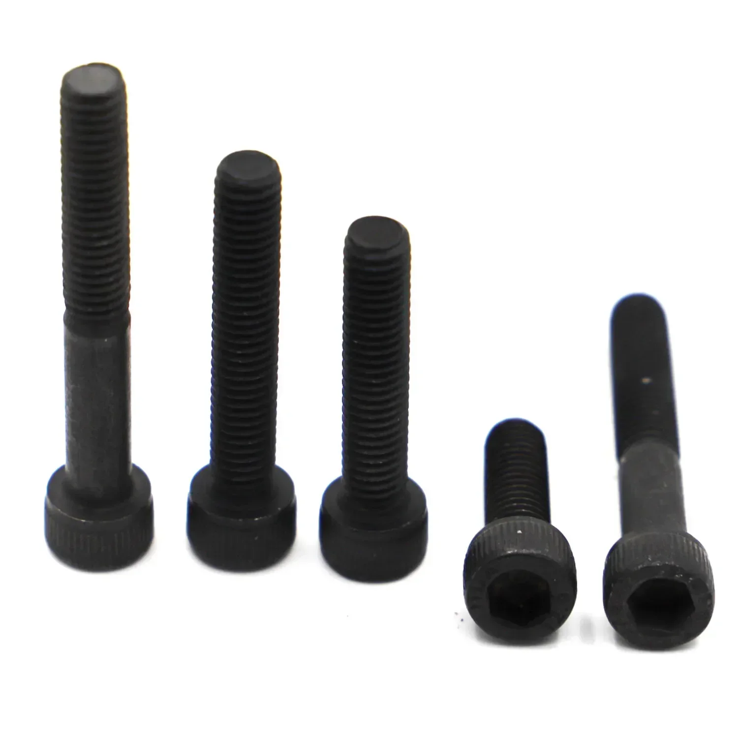 2-50PCS Hexagon Allen Hex Socket Cup Head Screw M1.6 M2 M2.5 M3 M4 M5 M6 M8 M10 Black Grade 12.9 Carbon Steel Bolts Din912