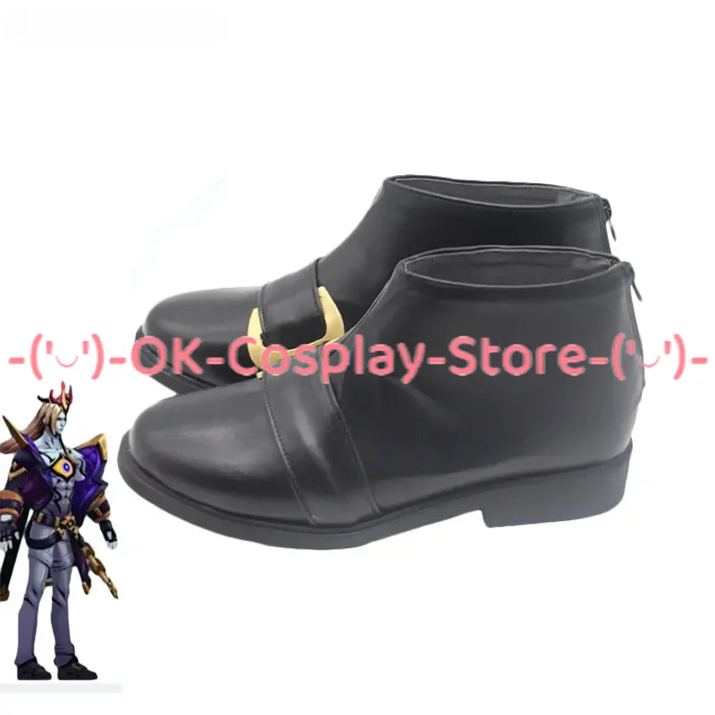 LOL Viego Cosplay Shoes PU Leather Shoes Halloween Party Boots Cosplay Prop Custom Made