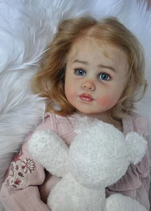 

32inch Reborn Baby Doll By Sigrid Bock Unpainted Kit Fresh Color Lifelike with COA with Cloth Body