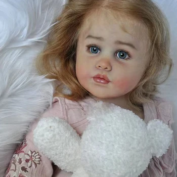 32inch Reborn Baby Doll By Sigrid Bock Unpainted Kit Fresh Color Lifelike with COA with Cloth Body