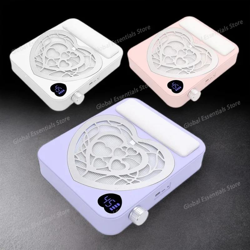 

Мощный (120 Вт) вращающийся пылесборник для маникюра (бесщеточный, перезаряжаемый)