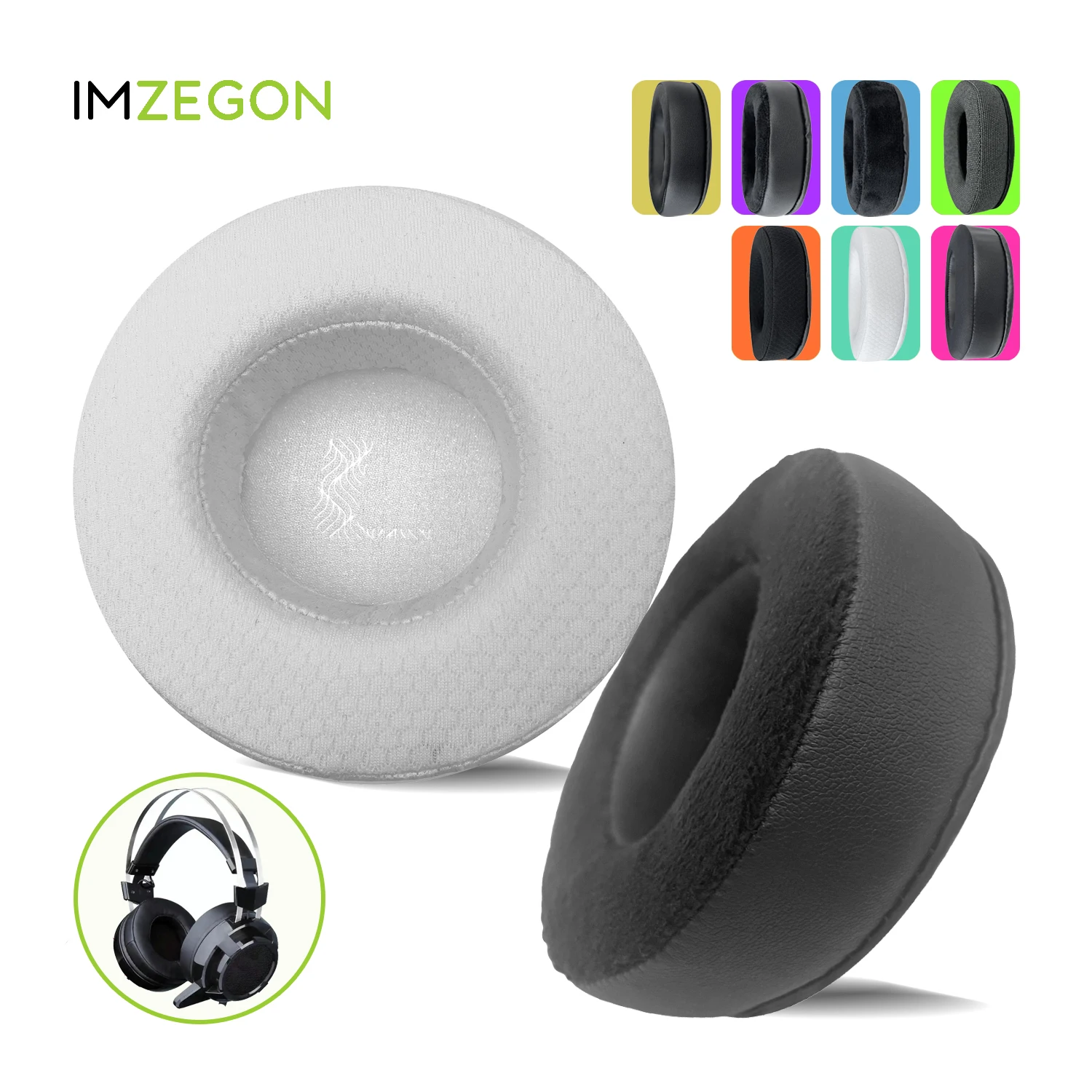 IMZEGON Replacement Earpads for Redragon H301 SIREN2 Headphones Ear Cushion Sleeve Cover Earmuffs