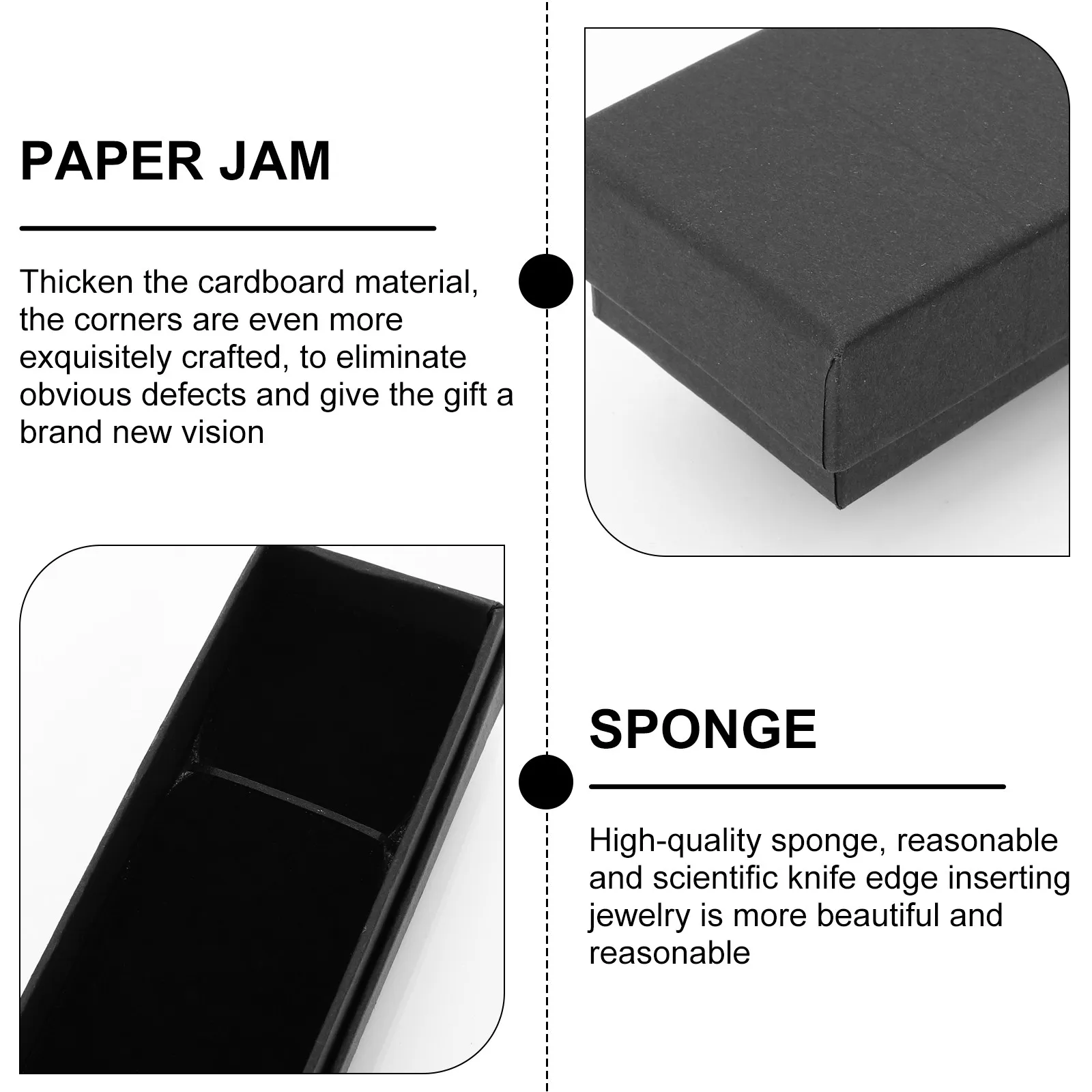 

Набор из 2 шт. коробок для хранения украшений: прочные футляры-органайзеры для браслетов и ожерелий, идеально подходят для подарков, по специальной цене