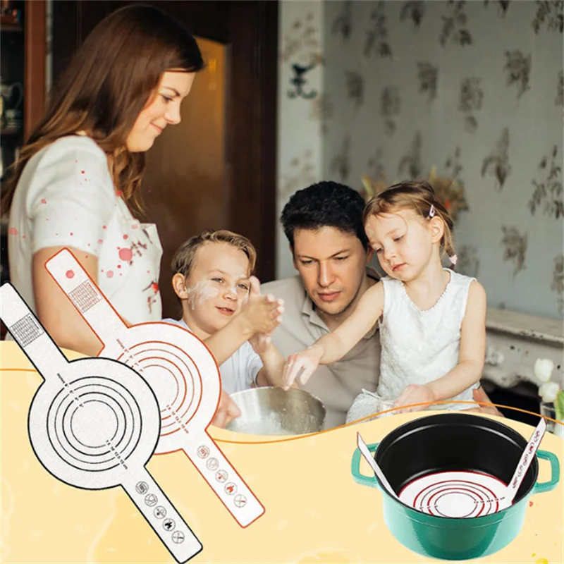 

Long Handled Baking Pad Silicone High Temperature Resistant Non Stick Bread Kneading Pad Easily Accessible Baking Transfer Pad