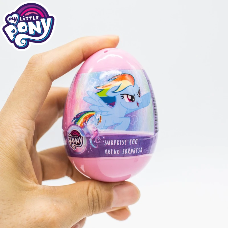 Hasbro My Little Pony Surprise Egg z naklejkami Zabawka Huevo Sorpresa Pink Pie Twilight Sparkle Figurki z kreskówek na prezenty dla dzieci