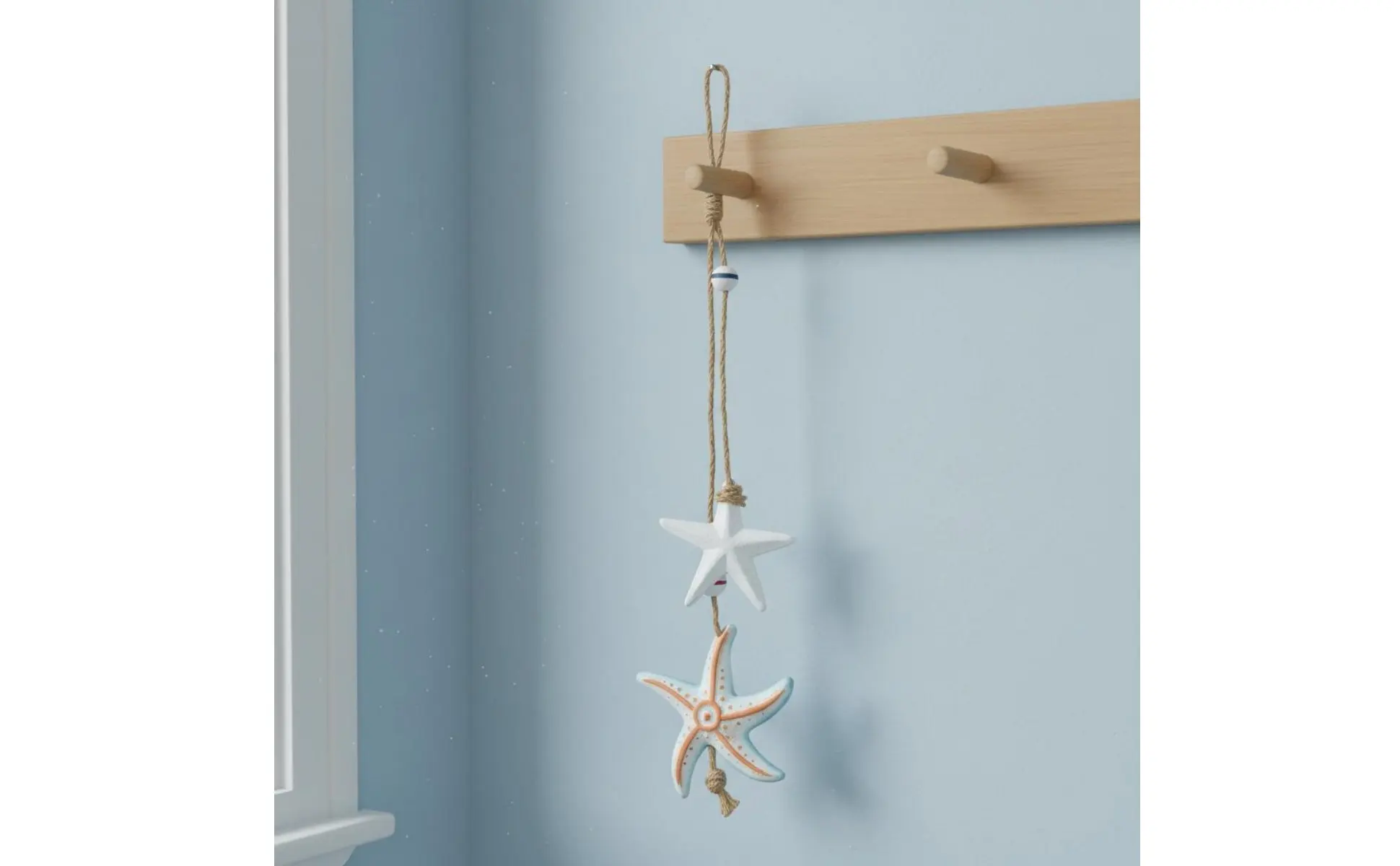 Sea Theme Wall Decoration Coastal Attraction Wooden Marine Creatures Decoration Nursery Decor Handmade for Bathroom