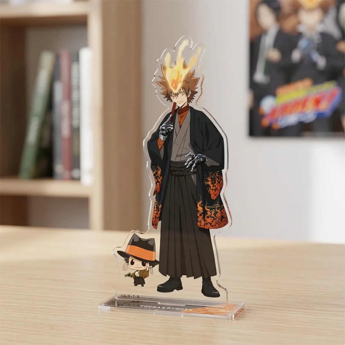 Anime Katekyo Hitman Reborn 15cm Acrylic Stand Set,27 Merch Collectible, Gift for Halloween, fan‑gift for cabinet decor Keychain