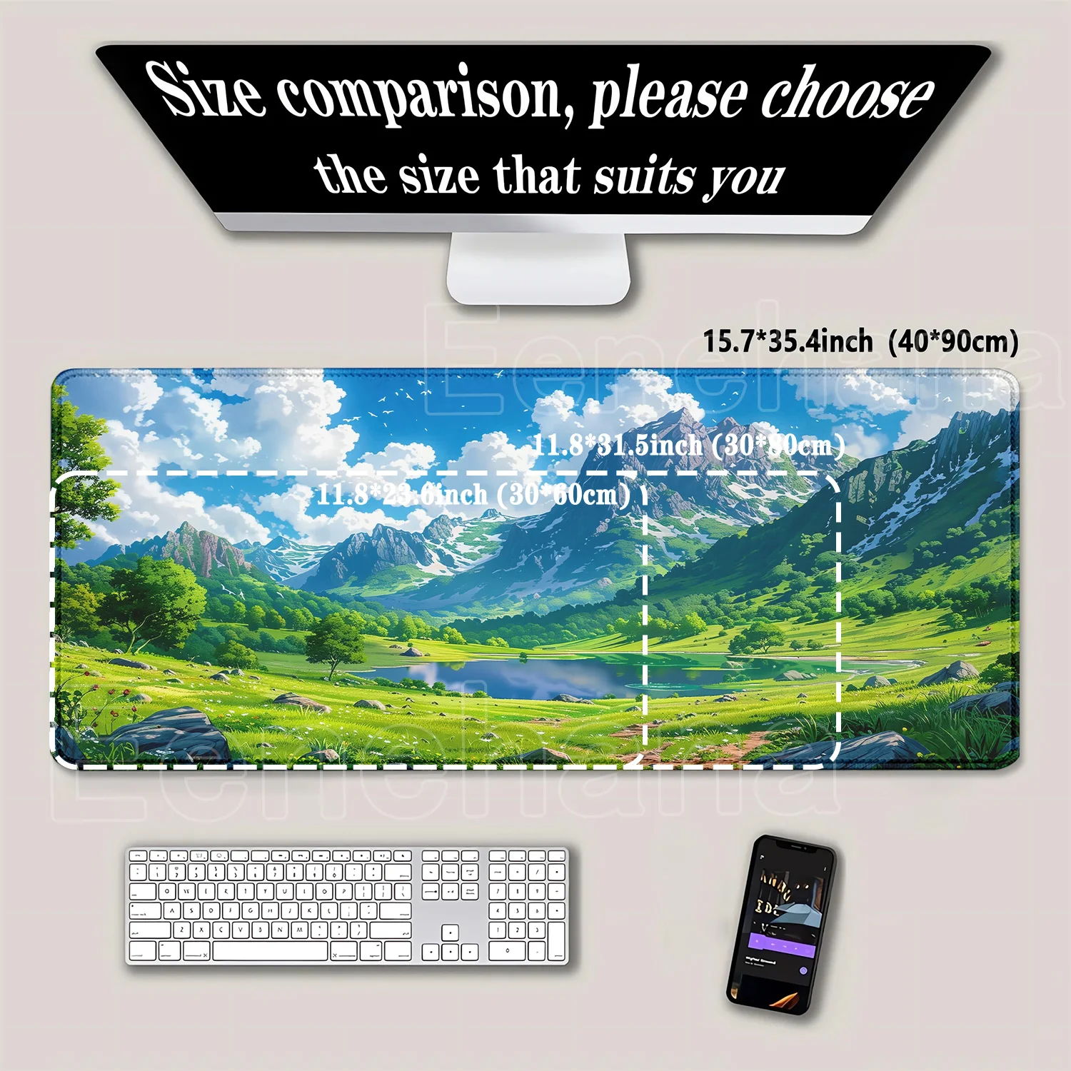 Scenery XXL Mousepad Rubber La - Esports Gaming Laptop review and price