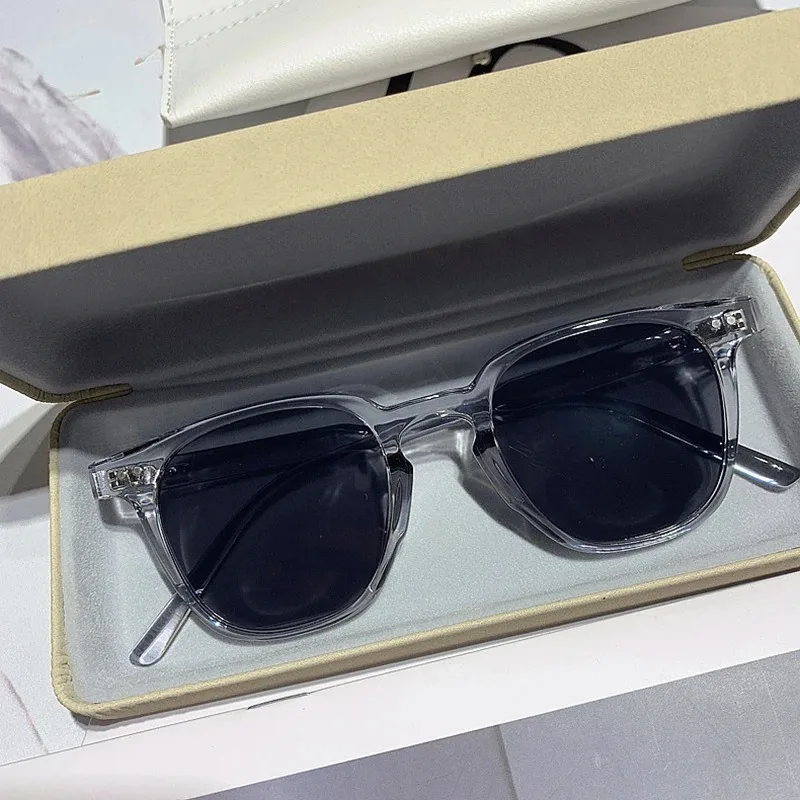 Vintage Square Grey Sunglasses Women Men Luxury Brand Small Round Sun Glasses Classic Eyewear Female