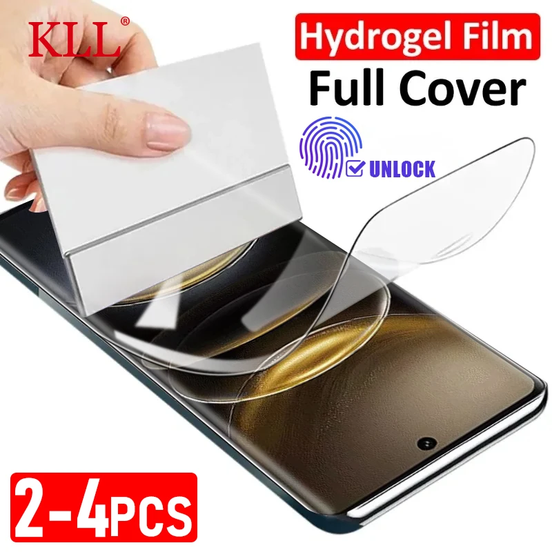 2-4pcs Full Curved Hydrogel Film for VIVO X100 Ultra X90 X80 X70 Pro Plus X100S Y200 S19 S18 V30 Pro Screen Protector no glass