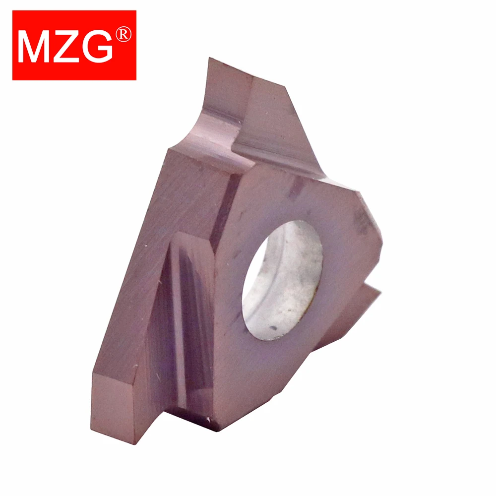 MZG 10pcs TGF32R 050 080 100 110 120 125 130 140 150 160 170 Vertical Shallow TGF 32R CNC Lathe Carbide Grooving Inserts TGF