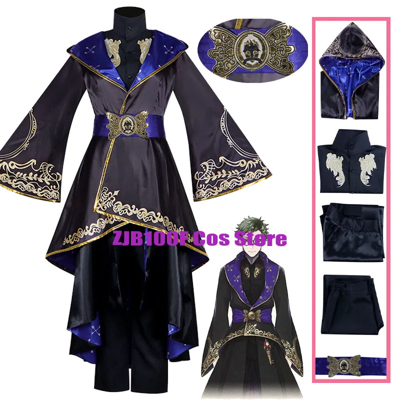 

Ace Cosplay Anime Twisted Costume 5th Ace Jack Azul Kalim Vil Epel Idia Silver Lilia Floyd's Uniform Outfit Set for Man Party