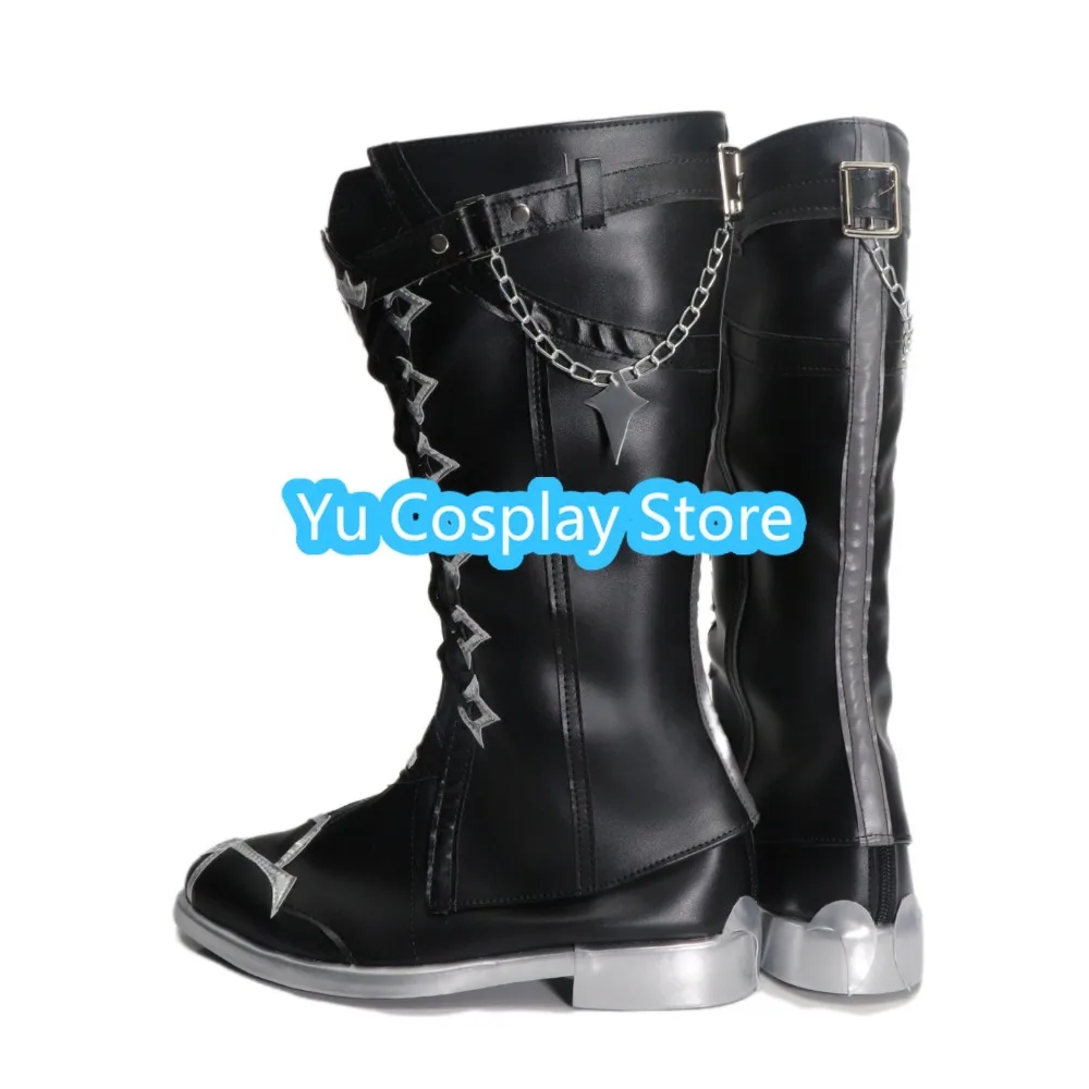 Yu Cosplay Store Genshin Impact Flins Scarpe Cosplay Scarpe Cosplay Anime Stivali Costumi di Halloween Puntelli