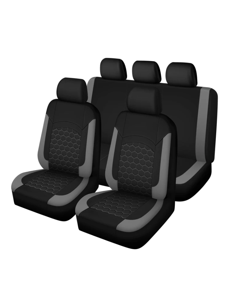Universeller Autositzbezug für 5-Sitzer Fahrzeuge Innenraumschutz Einfach zu Installierender Autositzbezug – Detail 1