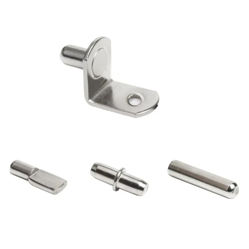 20pcs Metal Cabinet Wardrobe Shelf Support Pins Studs Pegs Bookcases Brackets