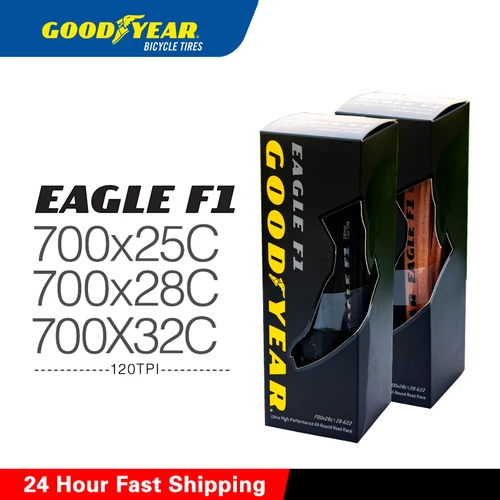 Goodyear Eagle F1 neumáticos de bicicleta 700x2 5/700X28C tubo neumático de bicicleta de carretera 700C piezas de neumáticos de ciclismo de grava plegables antipinchazos