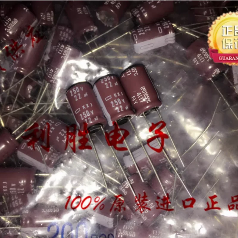 

10 шт. 22 мкФ 250 В Япония NCC черный алмазный конденсатор 250 В 22 мкФ 10*16 KXJ высокочастотный низкий сопротивление