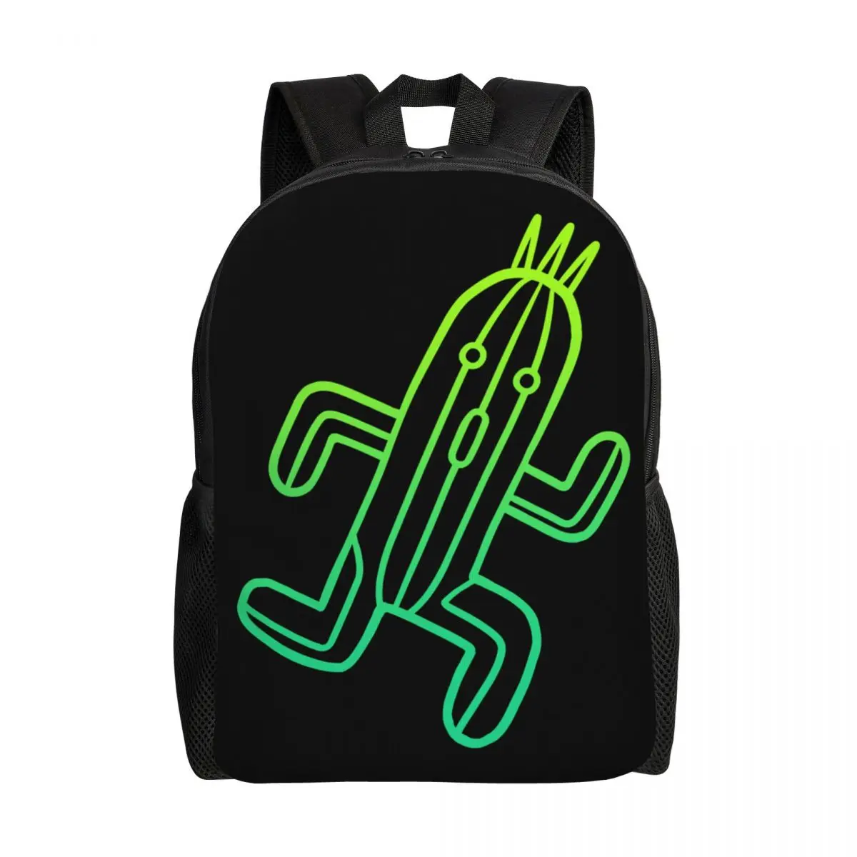 Custom Final Fantasy Cactuar Backpack for Women Men Water Resistant School College Bag Printing Bookbags