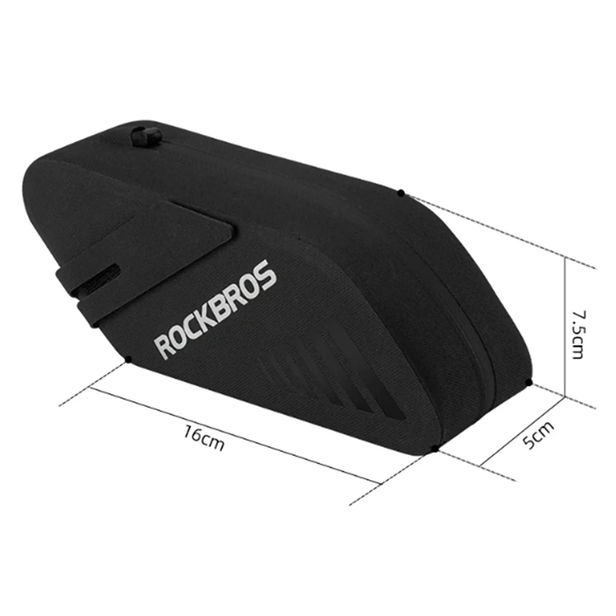 

ABYB 2X 0.6L Bike Saddle Bag Waterproof Tail Bag with Tail Light Hanging Road Bicycle Accessories