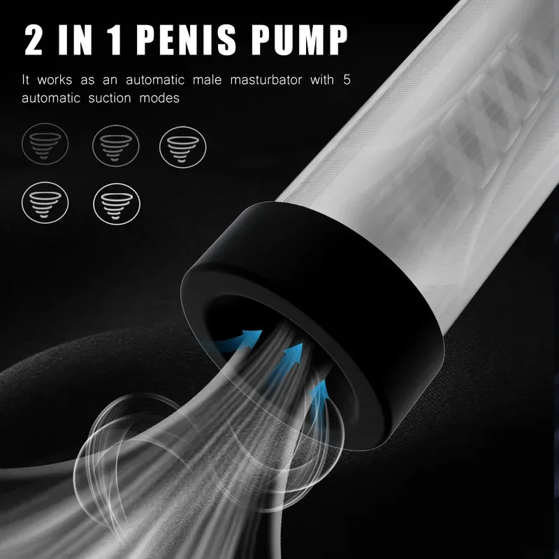 مدرب كهربائي للرجل فراغ التلقائي ذكر القضيب توسيع تمديد مضخة ديك الانتصاب